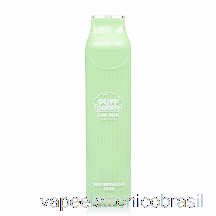 Vape Eletrônico Puff Daddy 6000 Descartável Melancia Icee